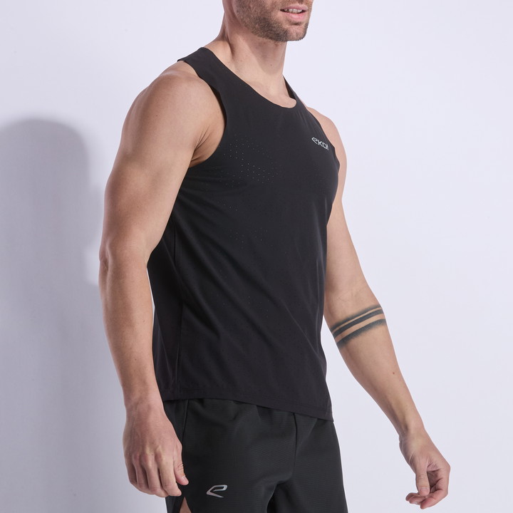 MAILLOT SIN MANGAS EKOI RUN PERF AIRFLOW NEGRO