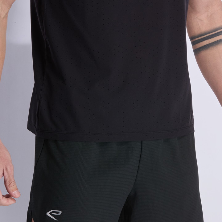 MAILLOT SIN MANGAS EKOI RUN PERF AIRFLOW NEGRO