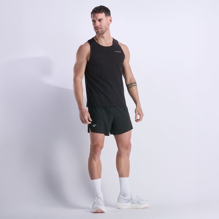 MAILLOT SIN MANGAS EKOI RUN PERF AIRFLOW NEGRO