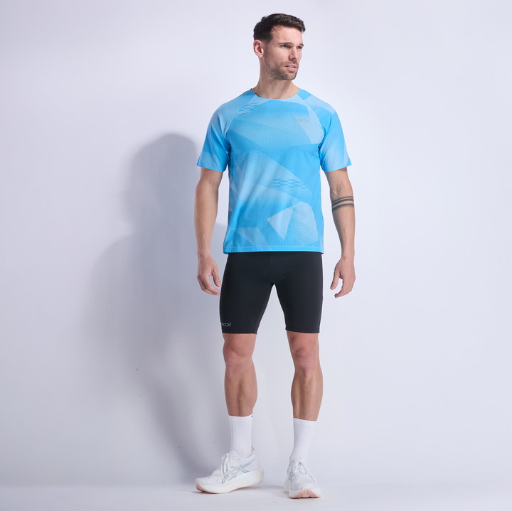 T-Shirt EKOI Run Performance Airflow Limegrün