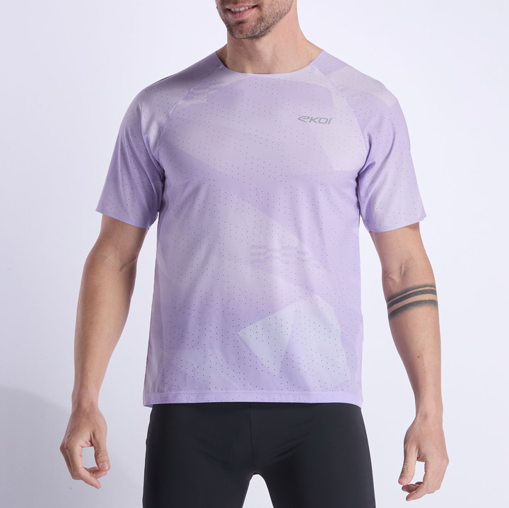 T-SHIRT EKOI RUN PERF AIRFLOW WEISS