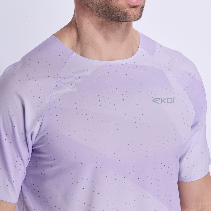 T-SHIRT EKOI RUN PERF AIRFLOW WEISS