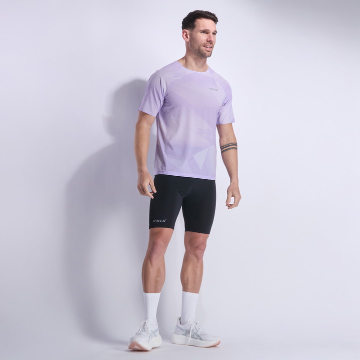 T-SHIRT EKOI RUN PERF AIRFLOW WEISS