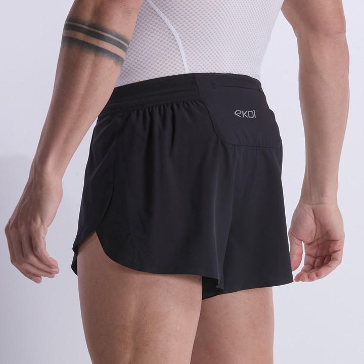 SHORT EKOI RUN RACING AEROSTRIDE SCHWARZ