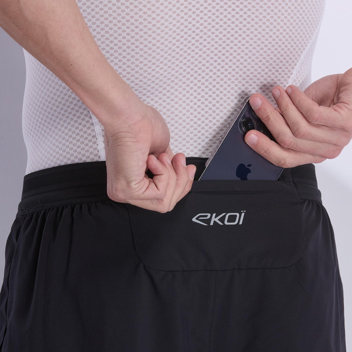 Spodenki EKOI RUN RACING AEROSTRIDE Czarne