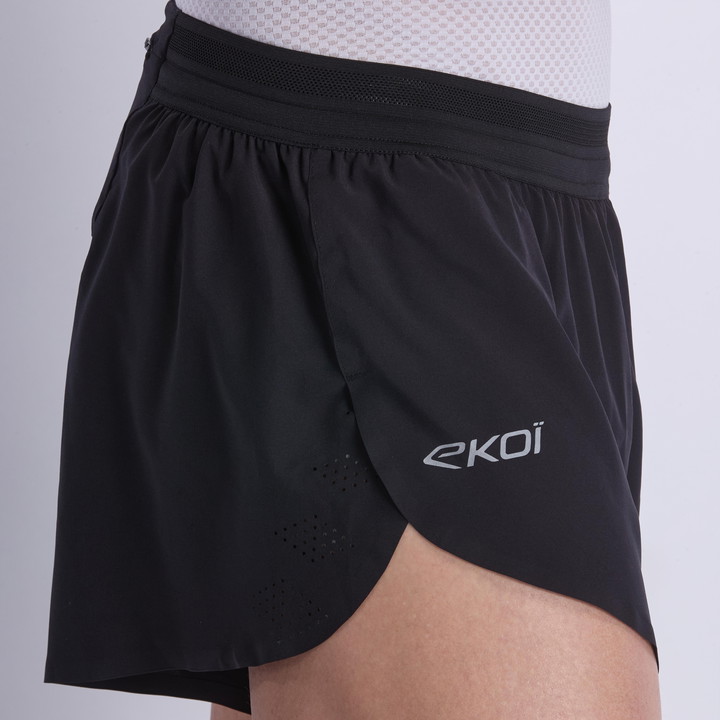 CULOTTE CORTO EKOI RUN RACING AEROSTRIDE NEGRO