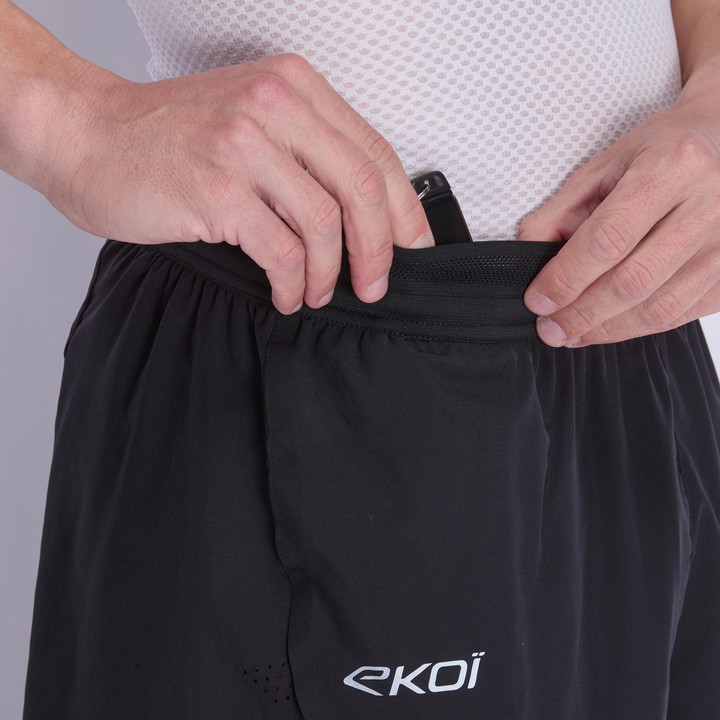 KOERSBROEK EKOI RUN RACING AEROSTRIDE ZWART