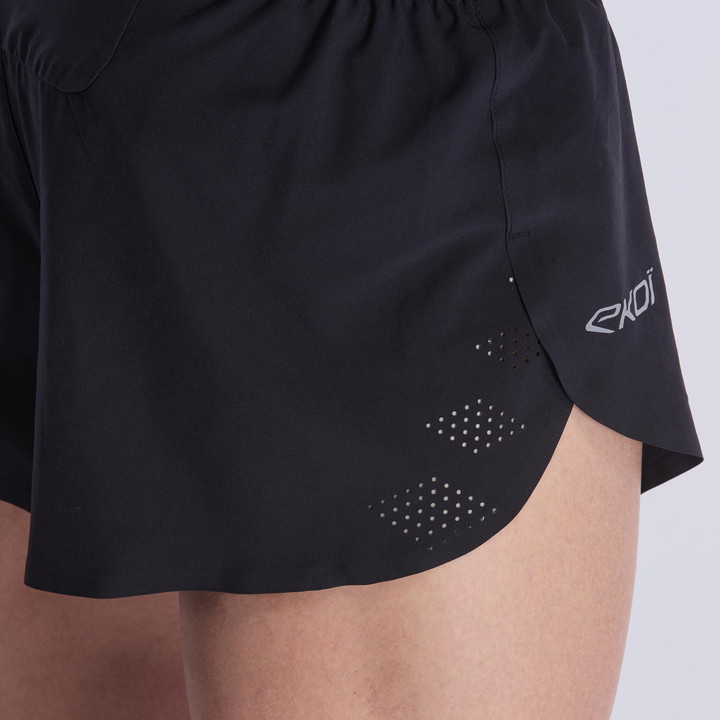 CULOTTE CORTO EKOI RUN RACING AEROSTRIDE NEGRO