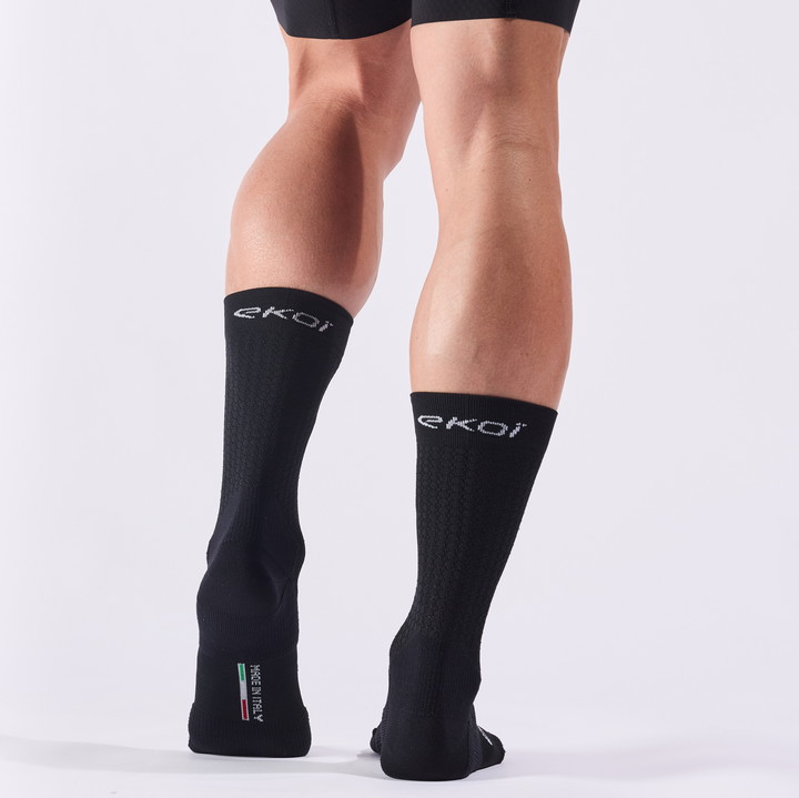 CYKELSTRØMPER EKOI PERF ALLSEASON 18 SORT
