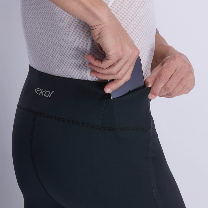 TRÄGERHOSE EKOI RUN RACING PRORISE SCHWARZ