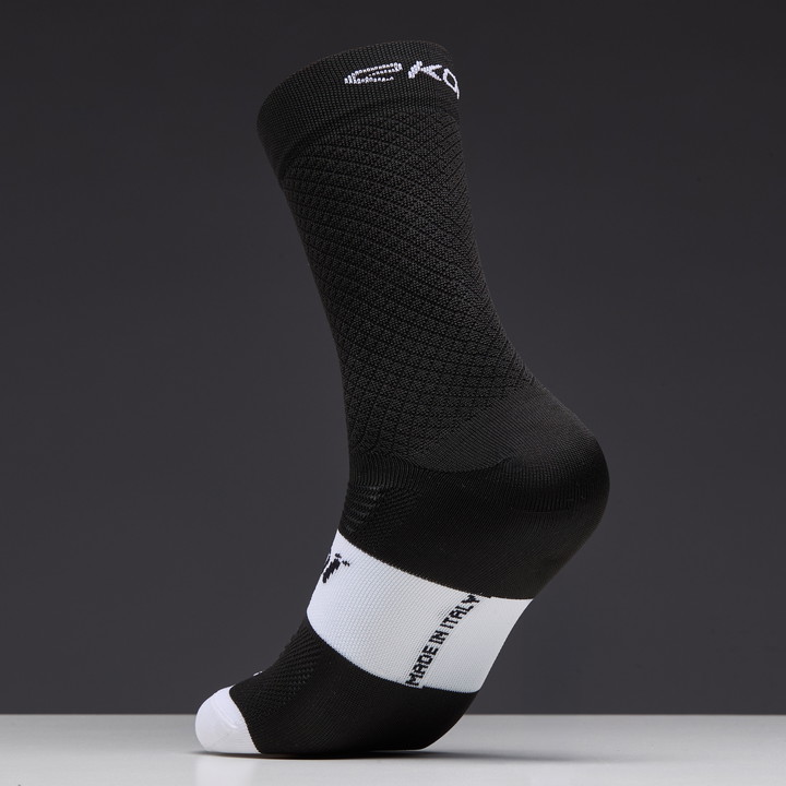 EKOI Perf ESTATE fietssokken 18 cm zwart