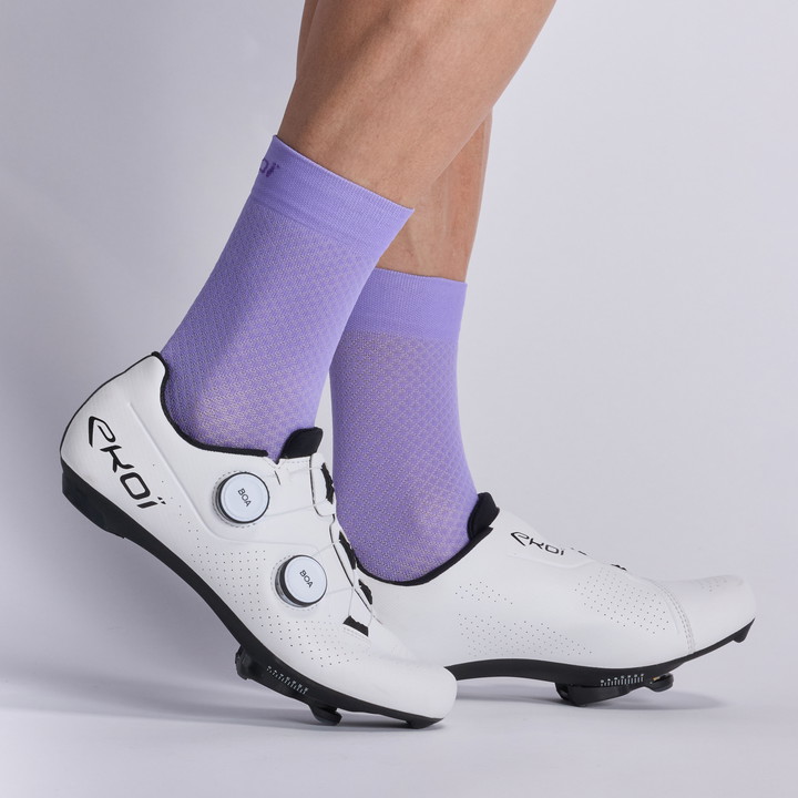 Fietssokken EKOI Perf SUMMERLIGHT 18 cm Lila
