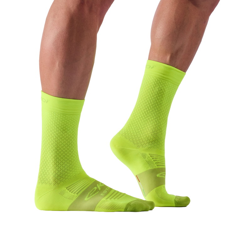 Fietssokken EKOI Perf SUMMERLIGHT 18 cm Geel
