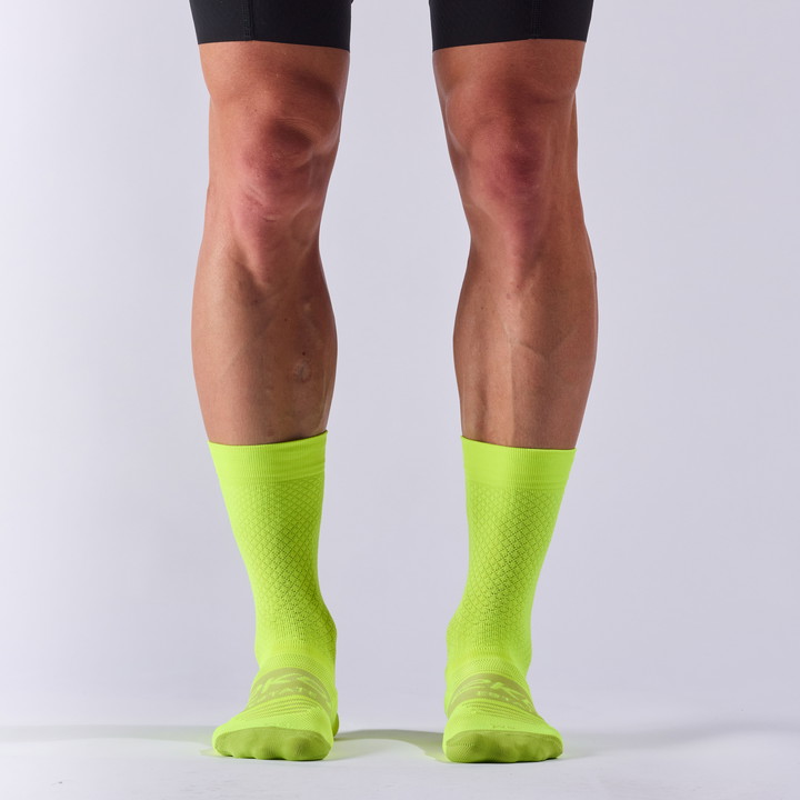 Fietssokken EKOI Perf SUMMERLIGHT 18 cm Geel