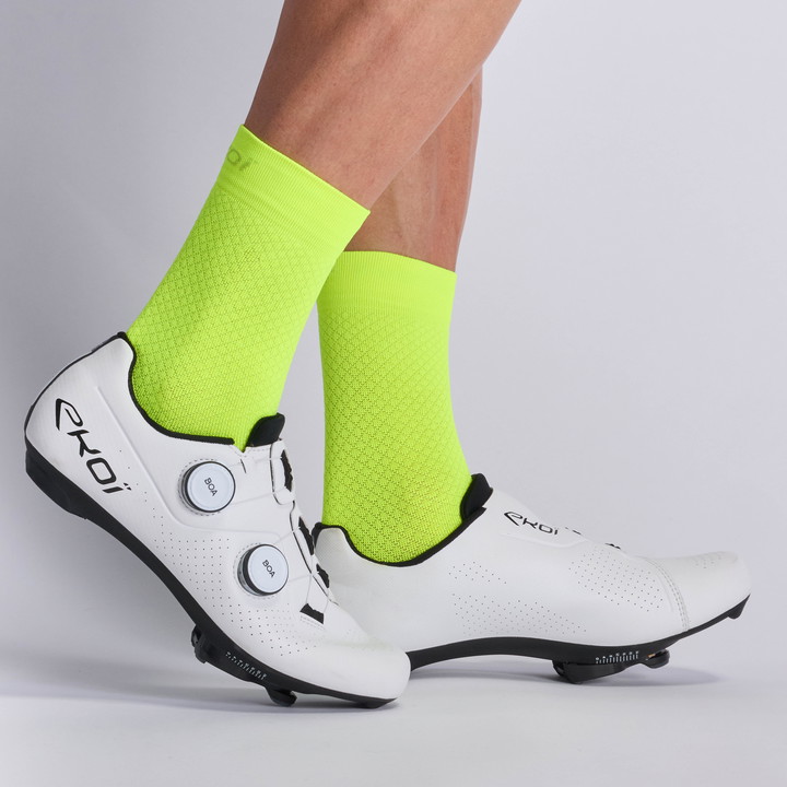 Fietssokken EKOI Perf SUMMERLIGHT 18 cm Geel