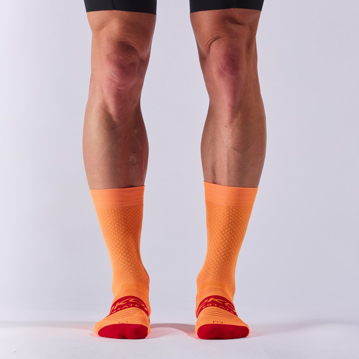 Fietssokken EKOI Perf SUMMERLIGHT 18 cm Oranje