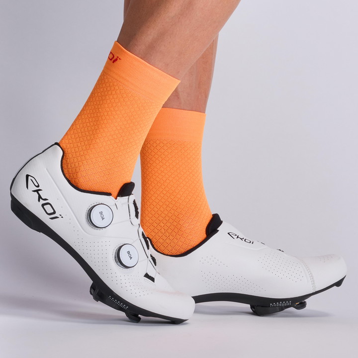 Fietssokken EKOI Perf SUMMERLIGHT 18 cm Oranje