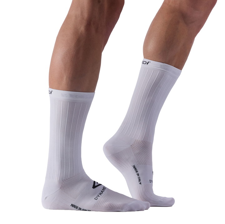 Wielersokken EKOI Perf DYNAMIC LINE 18 WIT