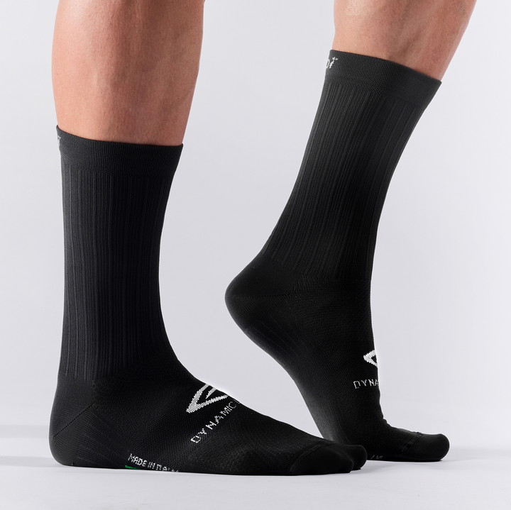 Cykelstrømper EKOI Perf DYNAMIC LINE 18 SORT