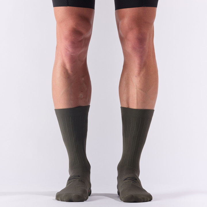 Wielersokken EKOI Perf DYNAMIC LINE 18 KHAKI