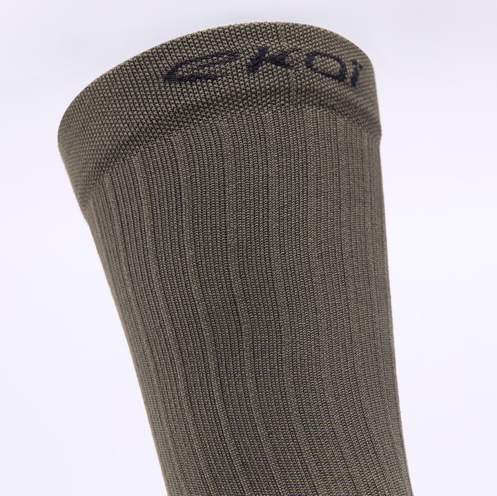 Wielersokken EKOI Perf DYNAMIC LINE 18 KHAKI