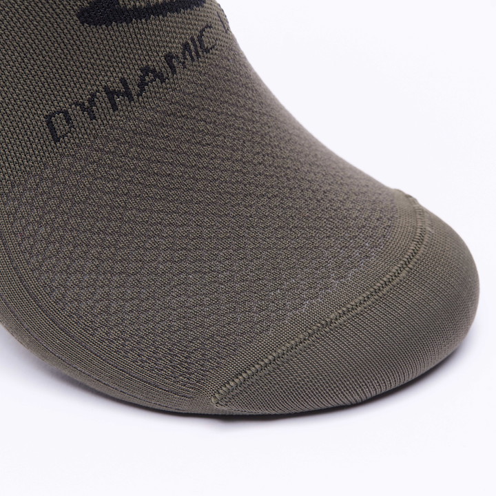 Cyklistické ponožky EKOI Perf DYNAMIC LINE 18 khaki