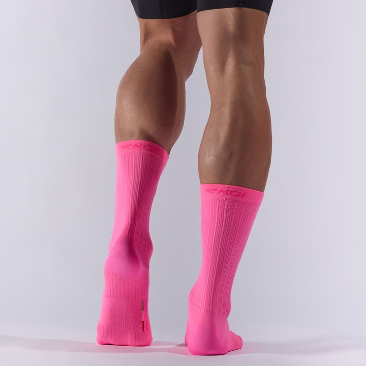 Chaussettes EKOI Perf DYNAMIC LINE 18 cm Rose fluo