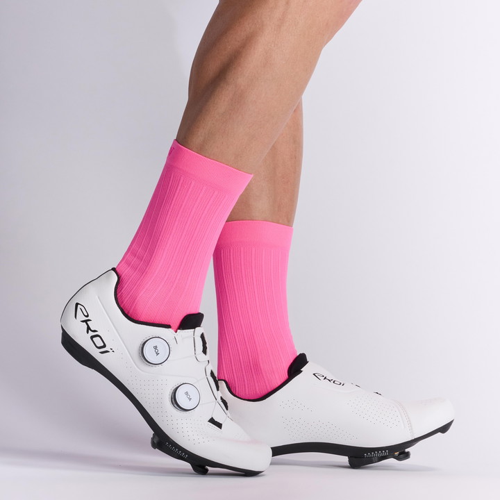 Chaussettes EKOI Perf DYNAMIC LINE 18 cm Rose fluo