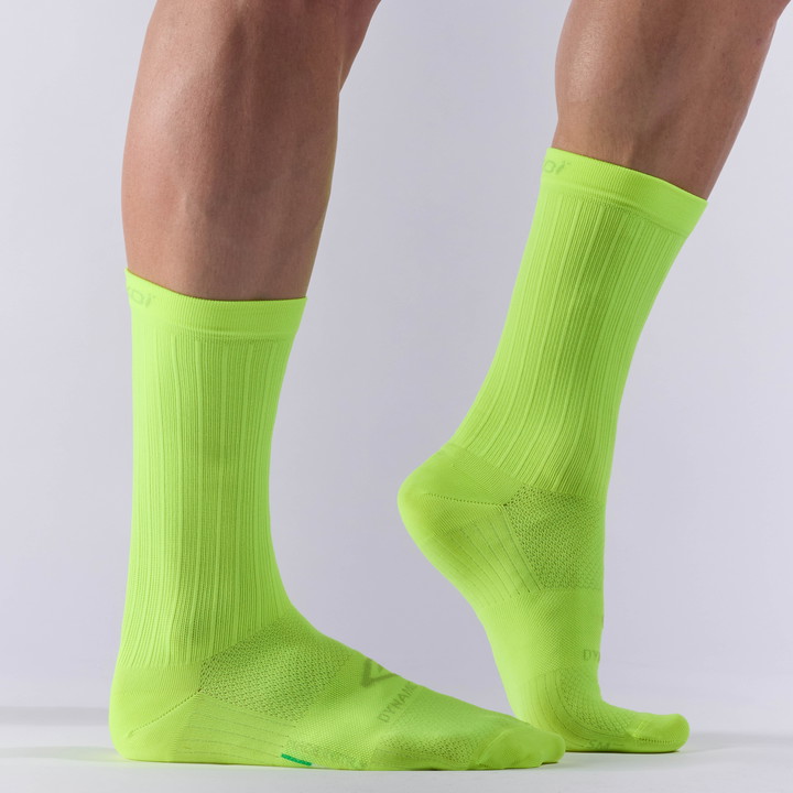 Chaussettes EKOI Perf DYNAMIC LINE 18 cm Jaune fluo