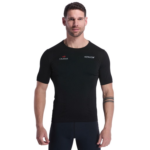 CAMISETA EKOI RUN RACING OUTLAST NEGRA