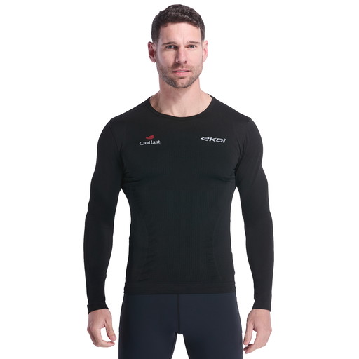 LONG-SLEEVE T-SHIRT EKOI RUN RACING OUTLAST BLACK