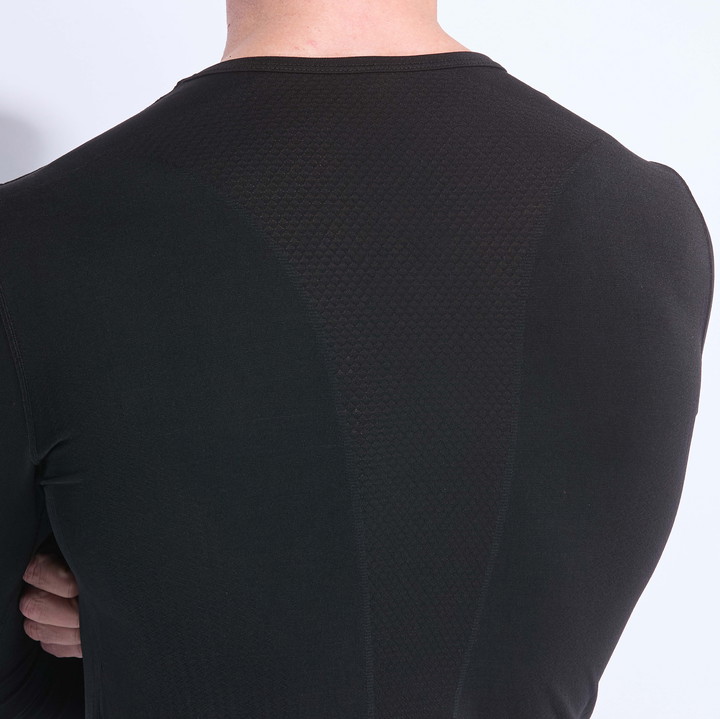 LANGARM-FUNKTIONSHIRT EKOI RUN RACING OUTLAST SCHWARZ