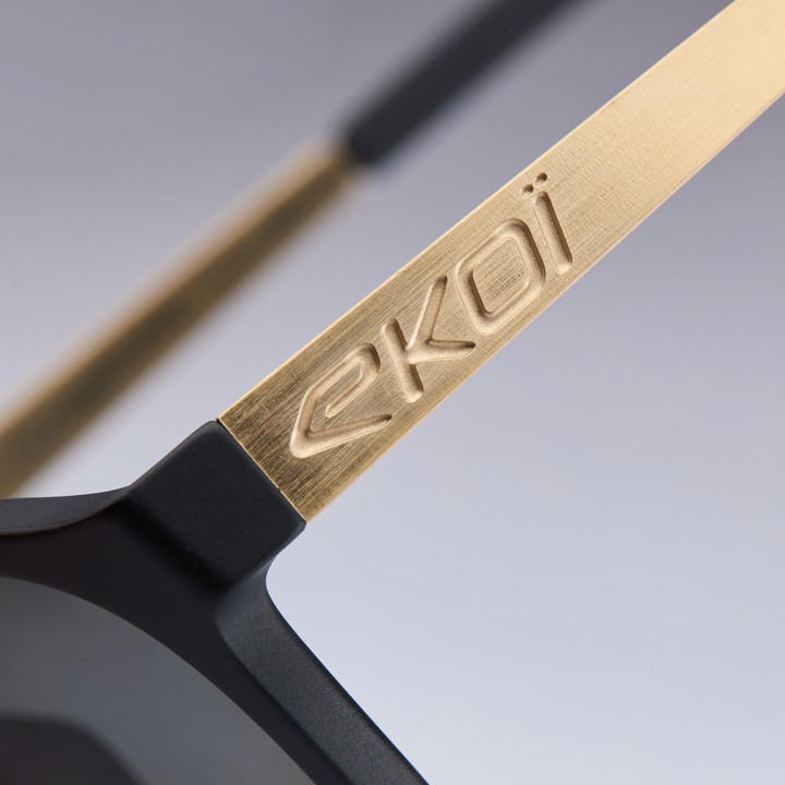 Lunettes EKOI Racing LIFESTYLE RONDES LTD Gold 24k Polarisé