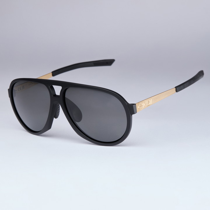 Lunettes EKOI Racing LIFESTYLE PILOTES LTD Gold 24k Polarisé