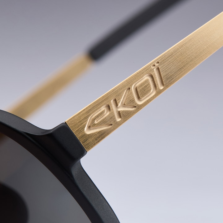 Lunettes EKOI Racing LIFESTYLE PILOTES LTD Gold 24k Polarisé