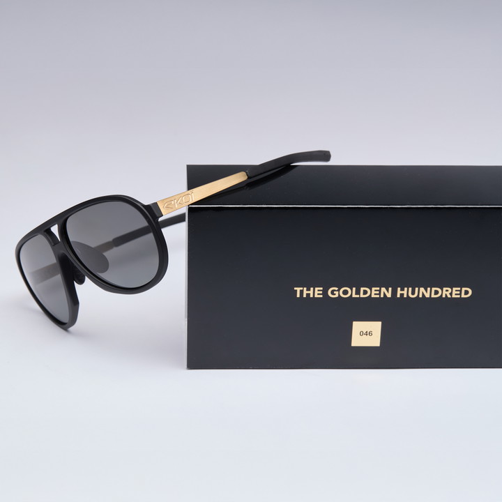 Lunettes EKOI Racing LIFESTYLE PILOTES LTD Gold 24k Polarisé