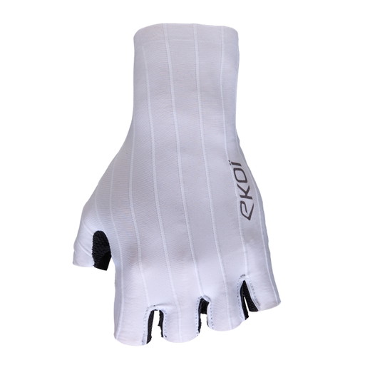 Luvas de estrada EKOI Racing AERO PRO Poron® Branco
