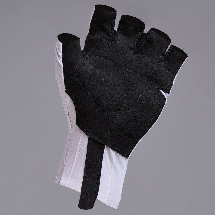 Gants vélo EKOI Racing Aero PRO Poron®Blanc