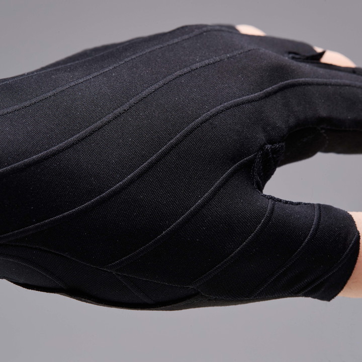 Gants vélo EKOI Racing Aero PRO Poron® Noir