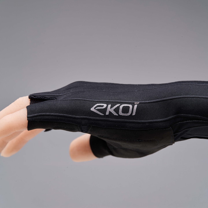 Gants vélo EKOI Racing Aero PRO Poron® Noir
