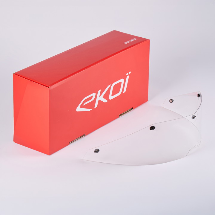 Pantalla casco EKOI Racing PURE AERO Transparente Cat0