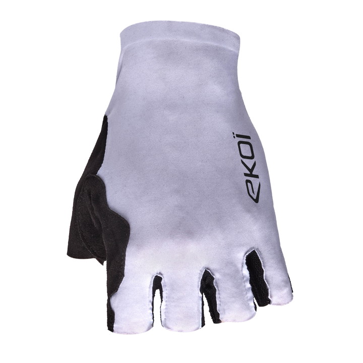 Gants vélo EKOI Racing OUTLAST® Poron® Blanc
