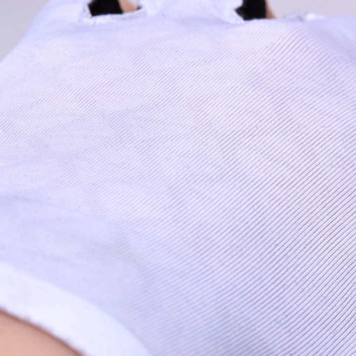 Gants vélo EKOI Racing OUTLAST® Poron® Blanc