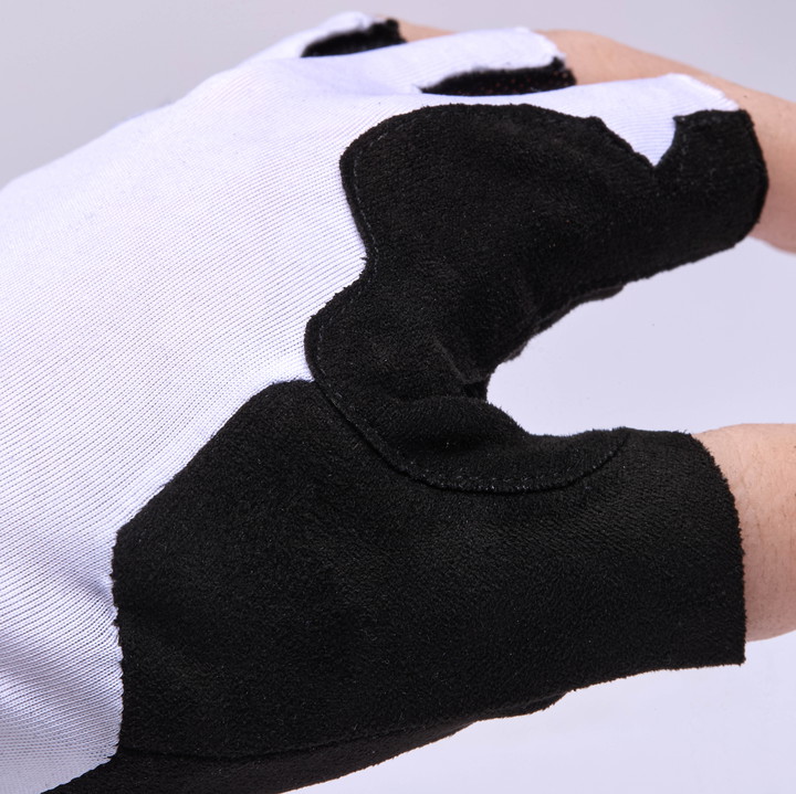 Gants vélo EKOI Racing OUTLAST® Poron® Blanc