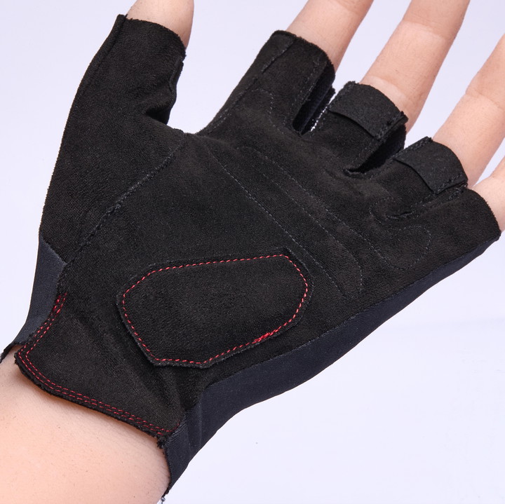 Gants vélo EKOI Racing OUTLAST® Poron® Noir