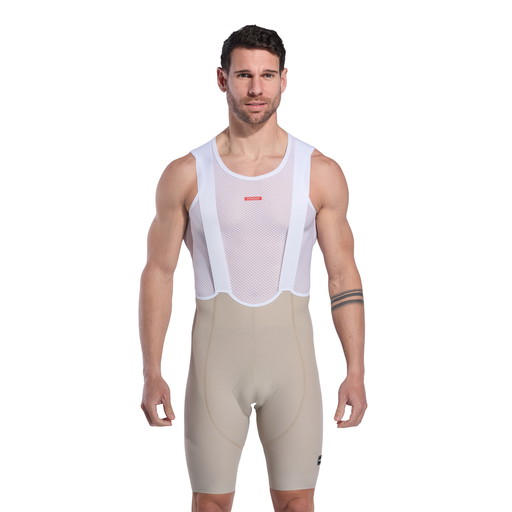GEL ULTIMATE CROSS Bib Shorts EKOI Perf Taupe