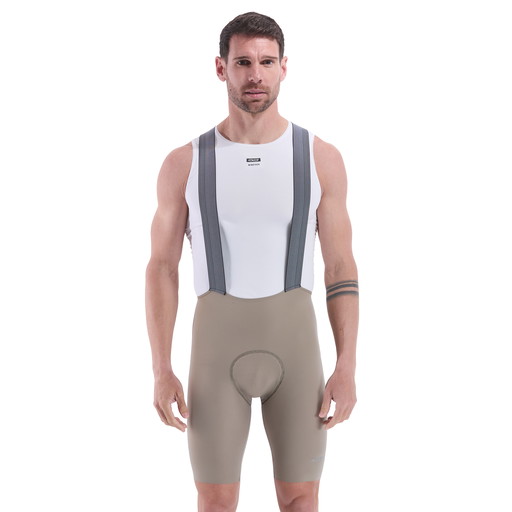 Bib shorts EKOI Perf PORON SHOCK ABSORBER Taupe