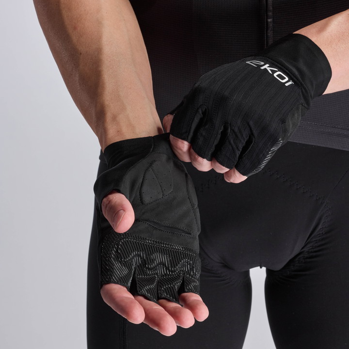 GANTS VELO ROUTE PERF  ROAD PROTECT NOIR