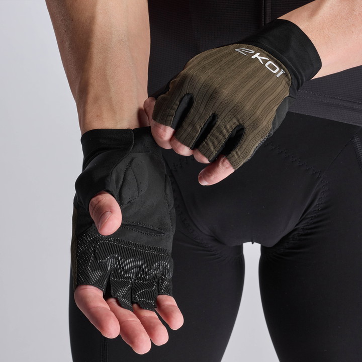 GANTS VELO ROUTE PERF  ROAD PROTECT KAKI