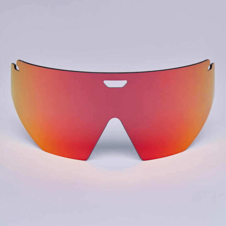 Verre solaire pour Aerolite L0302H fumé, FULL REVO Chrome Red, catégorie 3